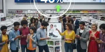 Consumers exploring new brands in a modern marketplace, indicating a shift in brand loyalty.