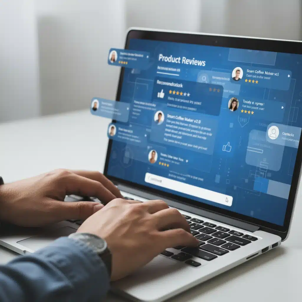 Customer reviews and recommendations on a digital platform influencing purchase choices
