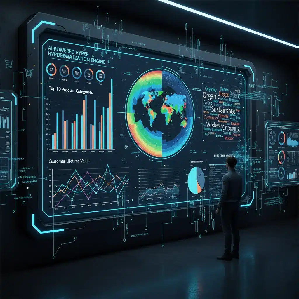 Data analytics dashboard for customer hyper-personalization