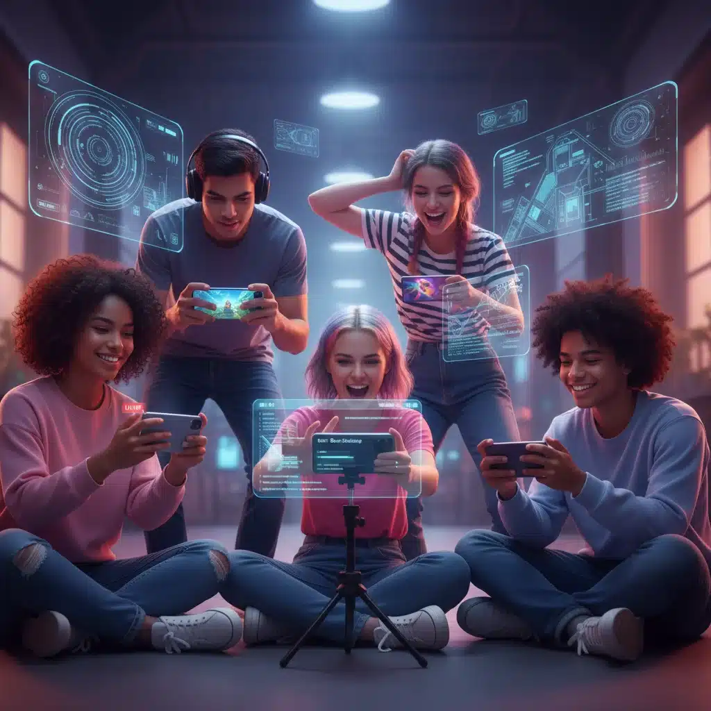 Gen Z immersed in digital content creation and consumption on various platforms.