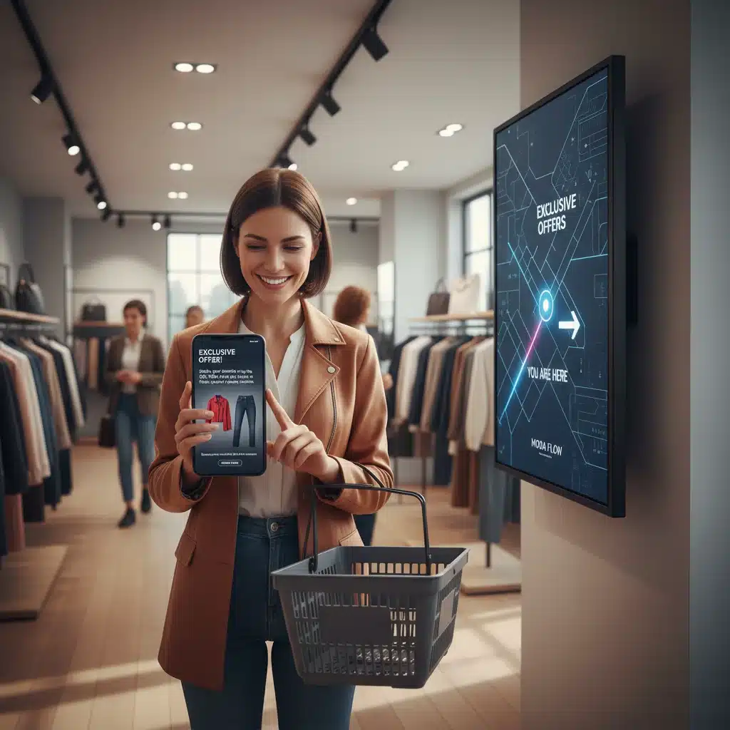 Omnichannel retail experience with personalized mobile offer
