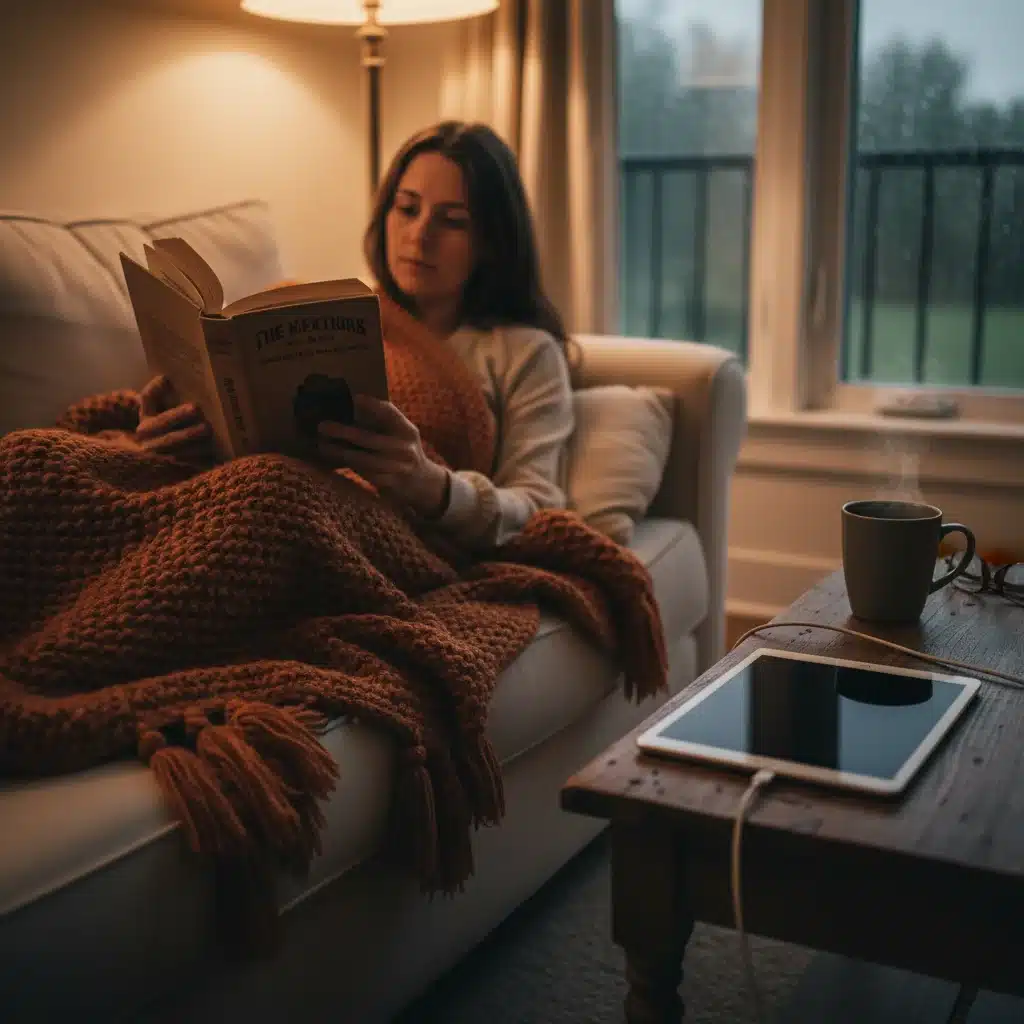 Person reading a physical book, embracing analog activities