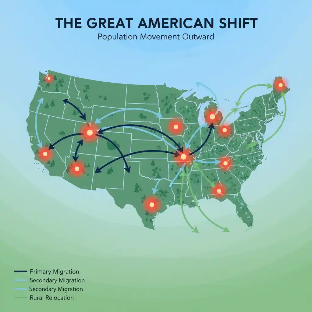Urban Exodus or Suburban Shift? 2026 US Population Movement Data & Societal Impacts