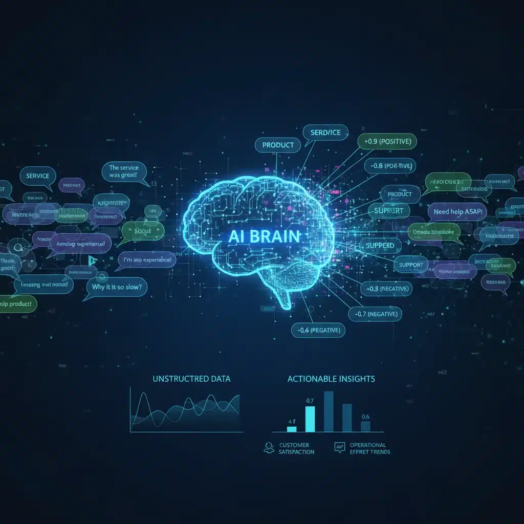 Natural Language Processing transforming text into sentiment insights