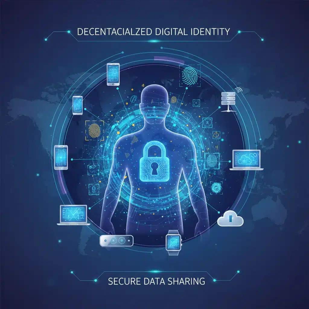 Decentralized digital identity secured by blockchain technology
